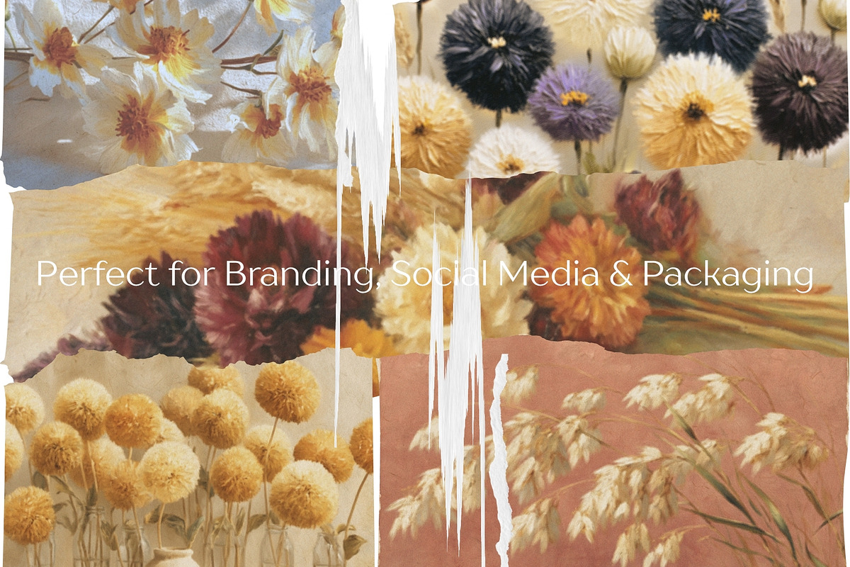 Soft Floral Paper Textures, a Background Graphic by Vika_Softlife (Photo 4 of 6)