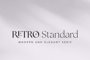 Retro Standard Serif, a Serif Font by Creative Foundry