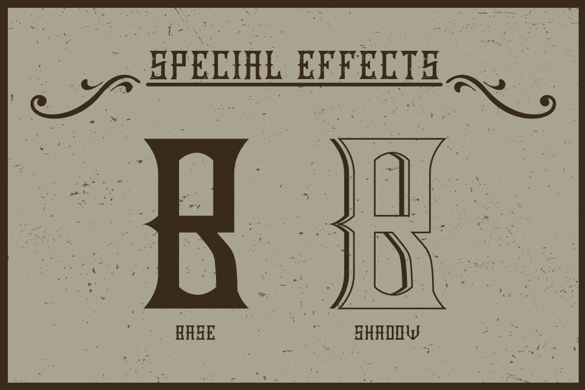 Handcrafted Old Cask label font preview 3