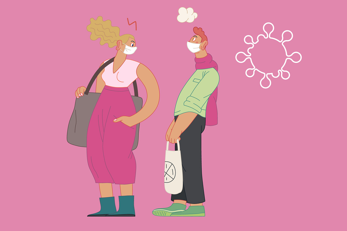 Waiting in line (vector), a Healthcare Illustration by Grivina's shop (Photo 15 of 19)