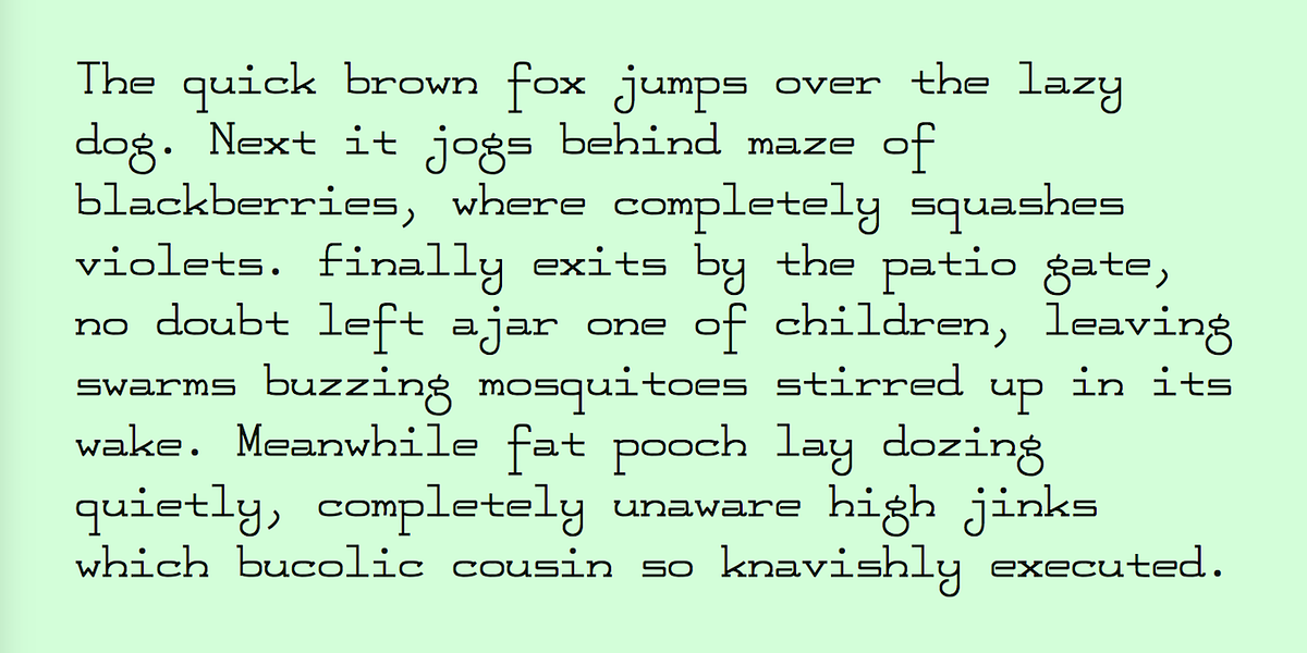FeggoliteMono, a Slab Serif Font by Ingrimayne Type (Photo 6 of 14)