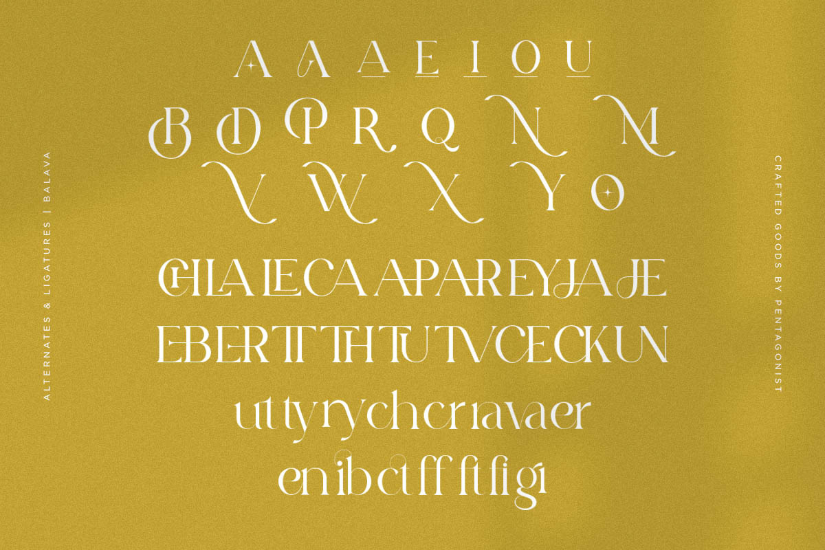Balava | Modern Duo Font, a Serif Font by Pentagonistudio (Photo 11 of 12)