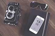 9 Vintage iPhone real photo mockups, an iPhone Mockup by show it better (Thumbnail 4 of 5)