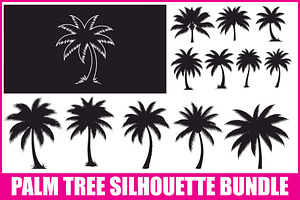 Palm Tree SVG Bundle, an Illustration by Creativeshirt