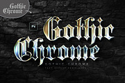 Gothic Chrome Text Effects, a Layer Style Add-On by Andrew Skoch Design (Thumbnail 3 of 8)