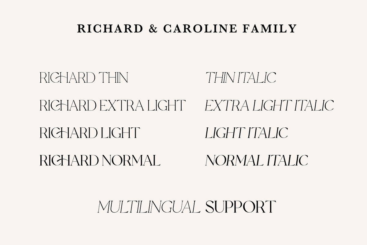 Richard & Caroline Family *Update*, a Serif Font by Silverdav (Photo 6 of 10)