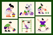 Childhood Illustration Art Set, a Person Illustration by Brickclay (Thumbnail 5 of 9)