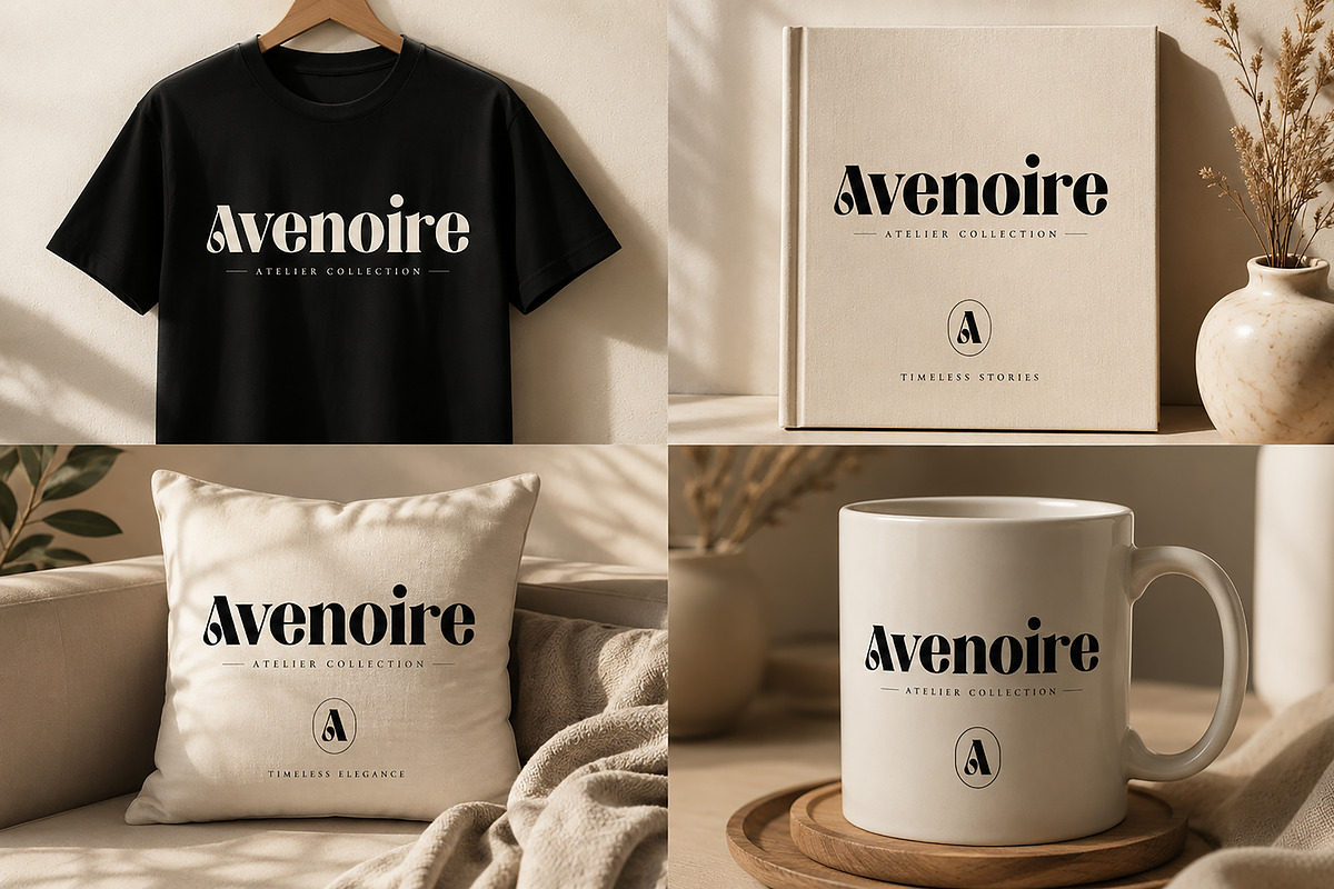 Avenoire, a Sans Serif Font by Wow Magic (Photo 2 of 7)