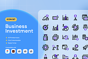 Business Investment Marketing Icon, an Outline Icon by Nathaya Studio (Thumbnail 1 of 2)