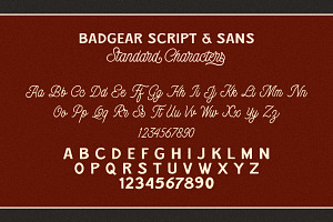 Badgear - Organic Font Duo