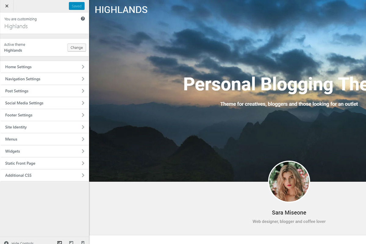 Highlands - Personal Blogging Theme, a WordPress Template by Psyrix (Photo 5 of 5)