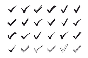 Check mark icons. Verification and, an Object Graphic by winwin.art