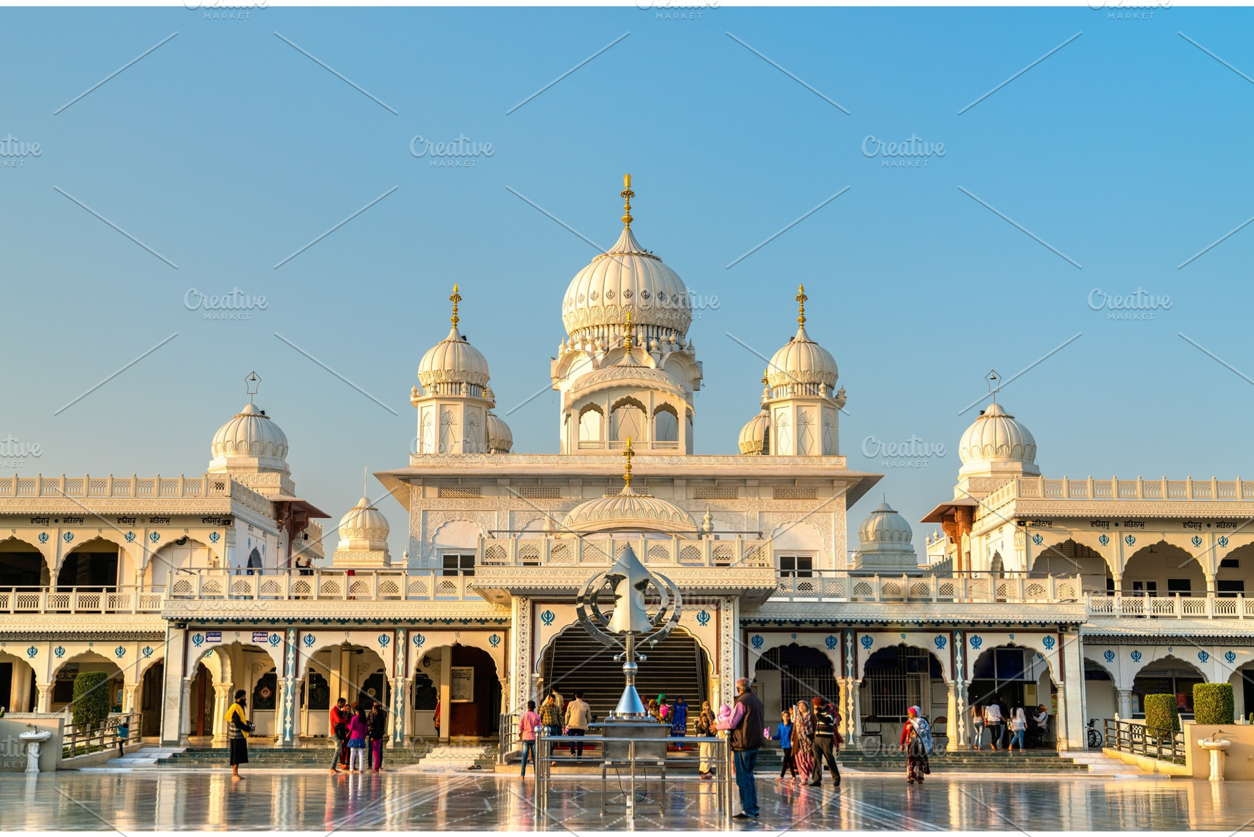 Gurudwara guru ka taal a historical sikh pilgrimage place near sikandra in, an Architecture Photo by Leonid Andronov