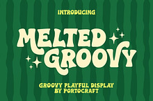 Melted Groovy Playful Display