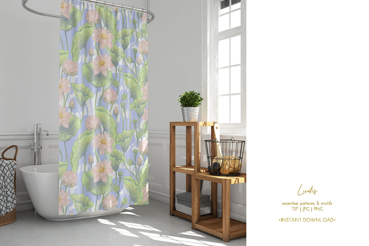 LOTUS- patterns & motifs, a Decorative Illustration by Liiafis (Photo 15 of 17)