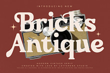 Bricks Antique Modern Vintage Serif