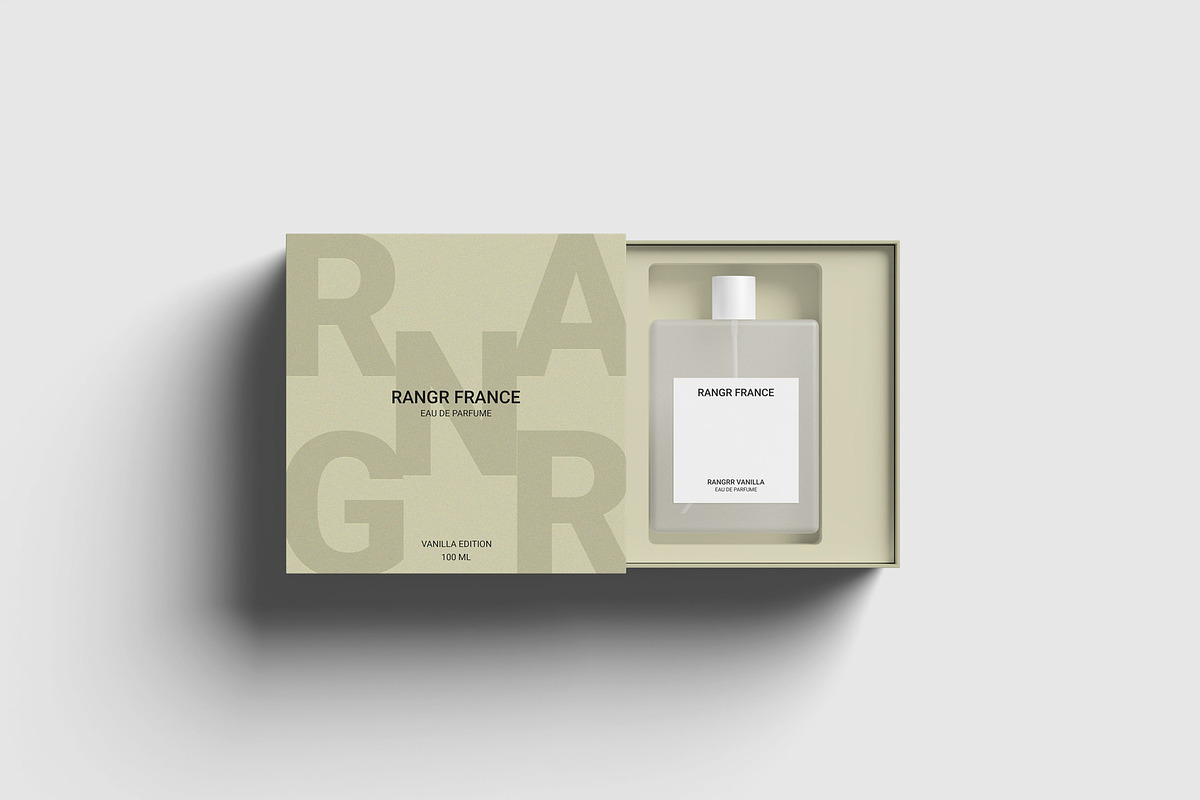 Perfume Box Mockup, a Packaging Mockup by scribrostudio (Photo 4 of 11)