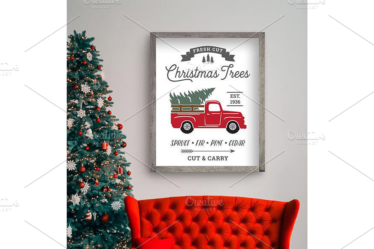 Christmas Tree Truck, an Illustration by betterlifeblog (Photo 2 of 2)