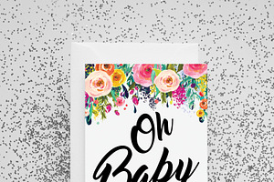 Oh Baby Shower Invites