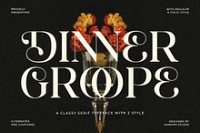 Dinner Grope - Classy Display Serif