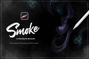 Smoke Procreate Brushes, a Brush Add-On by Andrew Skoch Design (Thumbnail 1 of 9)