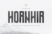 Hornhir Font Family (2 Fonts), a Sans Serif Font by AlienValley (Thumbnail 1 of 6)