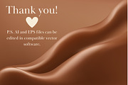 Coffee Wave Gradient Backgrounds, a Background Graphic by Bielousova Art (Thumbnail 5 of 5)