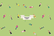 Waiting in line (vector), a Healthcare Illustration by Grivina's shop (Thumbnail 8 of 19)