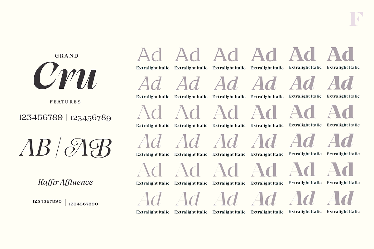 Grand Cru Superfamily, a Serif Font by Fenotype (Photo 3 of 14)