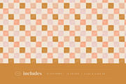 Checkered Painted Seamless Patterns, a Pattern Graphic by Basia Stryjecka (Thumbnail 14 of 17)