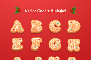 Gingerbread Cookies Alphabet