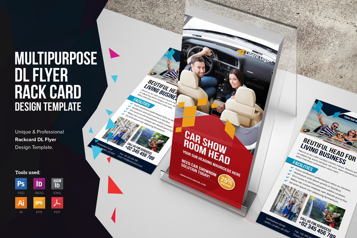 Rack Card DL Flyer Design v2, a Flyer Template by Miyaji75 (Photo 1 of 6)
