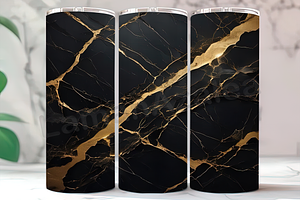 Black Gold Luxury Marble Tumbler, an Arts & Entertainment Photo by LamanAzalea