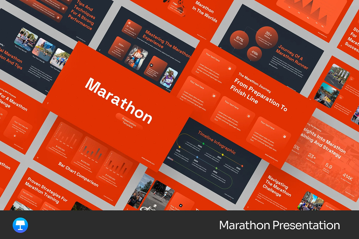 Marathon Sports Tournament Keynote, a Presentation Template by Fit-tee (Photo 1 of 2)