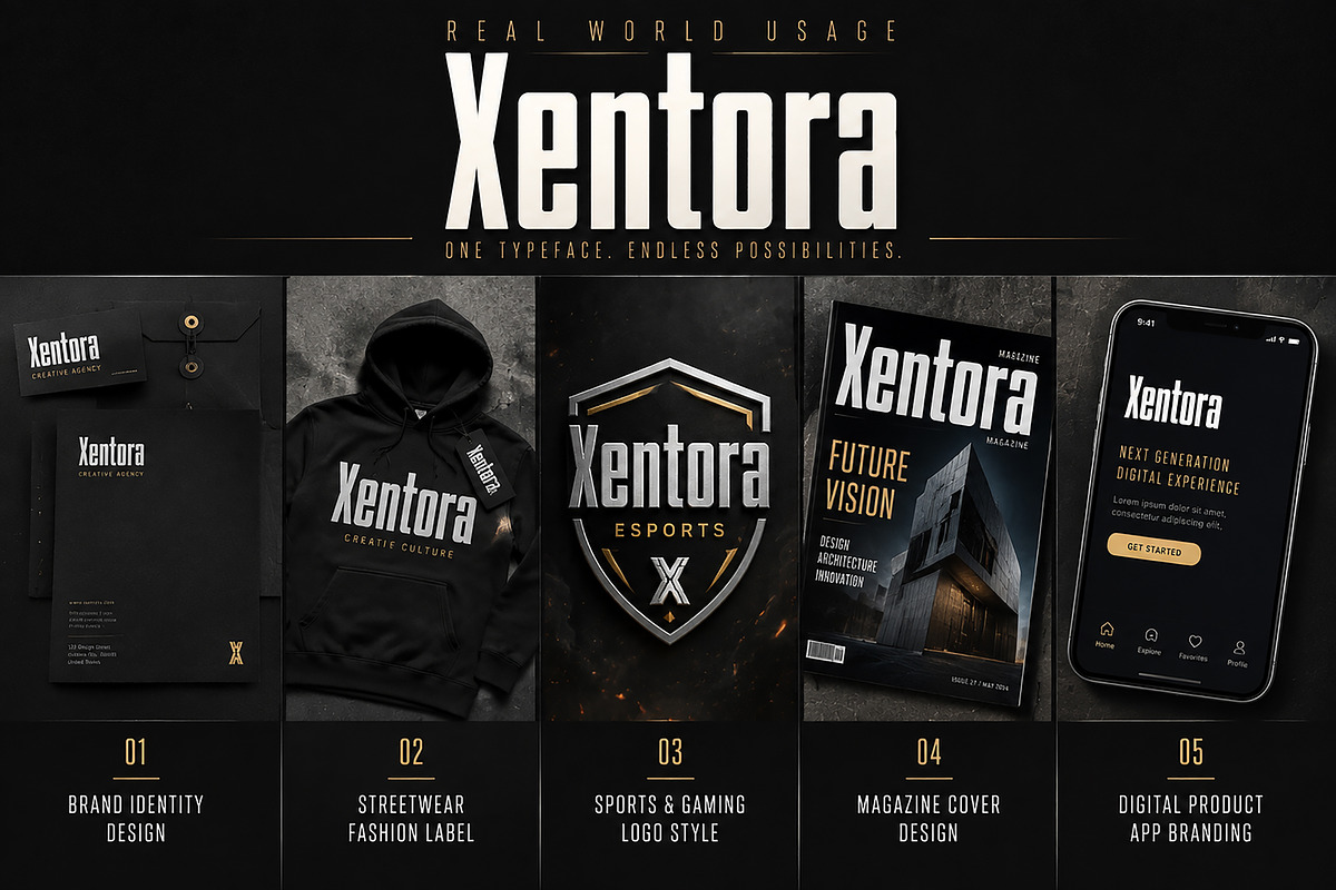 Xentora, a Serif Font by Wow Magic (Photo 2 of 4)