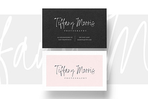 Ink Pen Handwritten Font & Logos