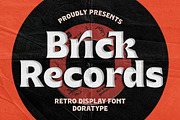 Brick Records - Retro Serif, a Serif Font by Dora Typefoundry (Thumbnail 14 of 14)