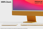 Apple iMac 24” M1 Mockups, a Device Mockup by mock-ups (Thumbnail 3 of 13)