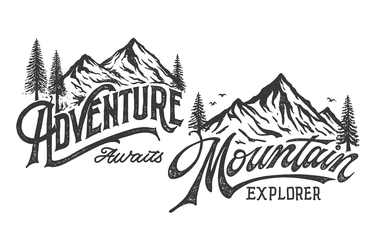 Outdoor Graphic / badge, an Object Illustration by Wak Jay Creative Studio (Photo 3 of 14)