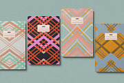 Watercolor Retro Stripe Pattern Pack, a Pattern Graphic by angelainthefields (Thumbnail 3 of 5)