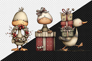 Whimsical Geese Clipart Bundle, an Illustration by Creative Art (Thumbnail 10 of 10)