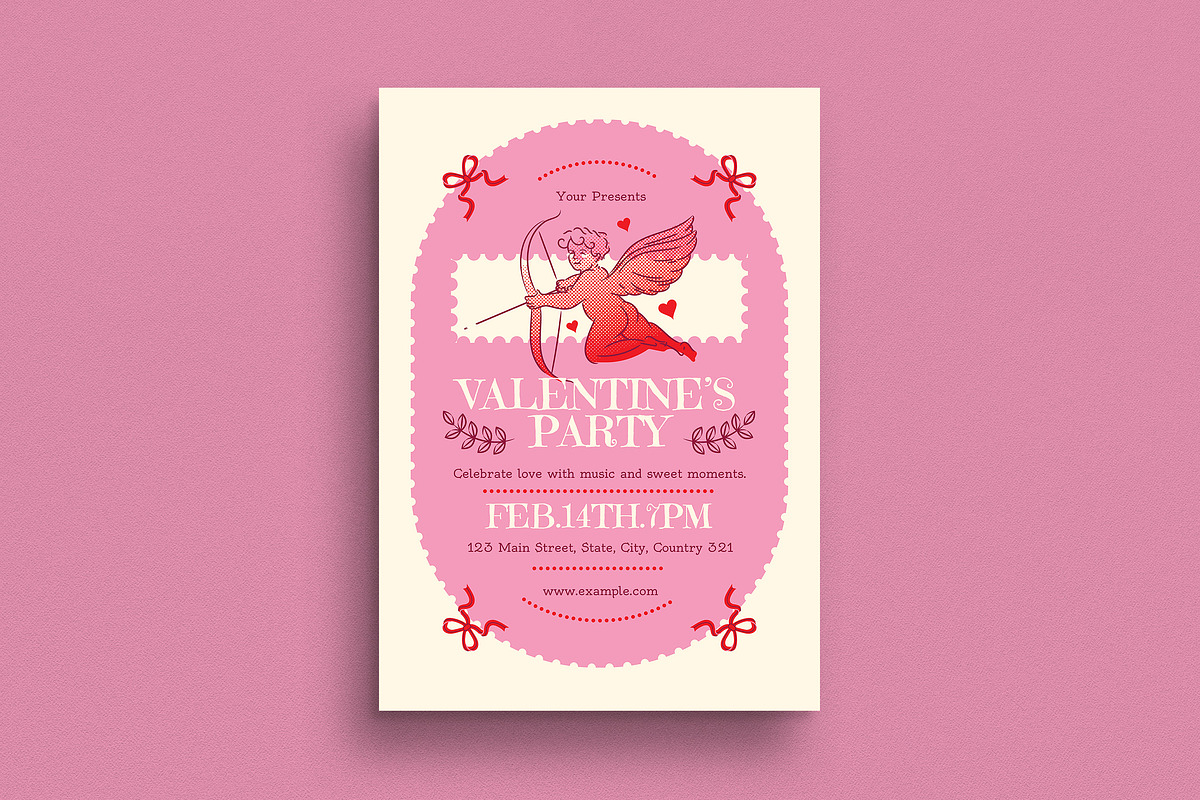 Valentine Event Flyer, a Flyer Template by Guuver (Photo 1 of 3)