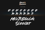 Broken Horizon, a Handwritten Font by Letterara (Thumbnail 9 of 10)