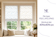 Double Roman Blind Curtain Mockup, a Household Mockup by Mie Mockup Studio (Thumbnail 6 of 7)