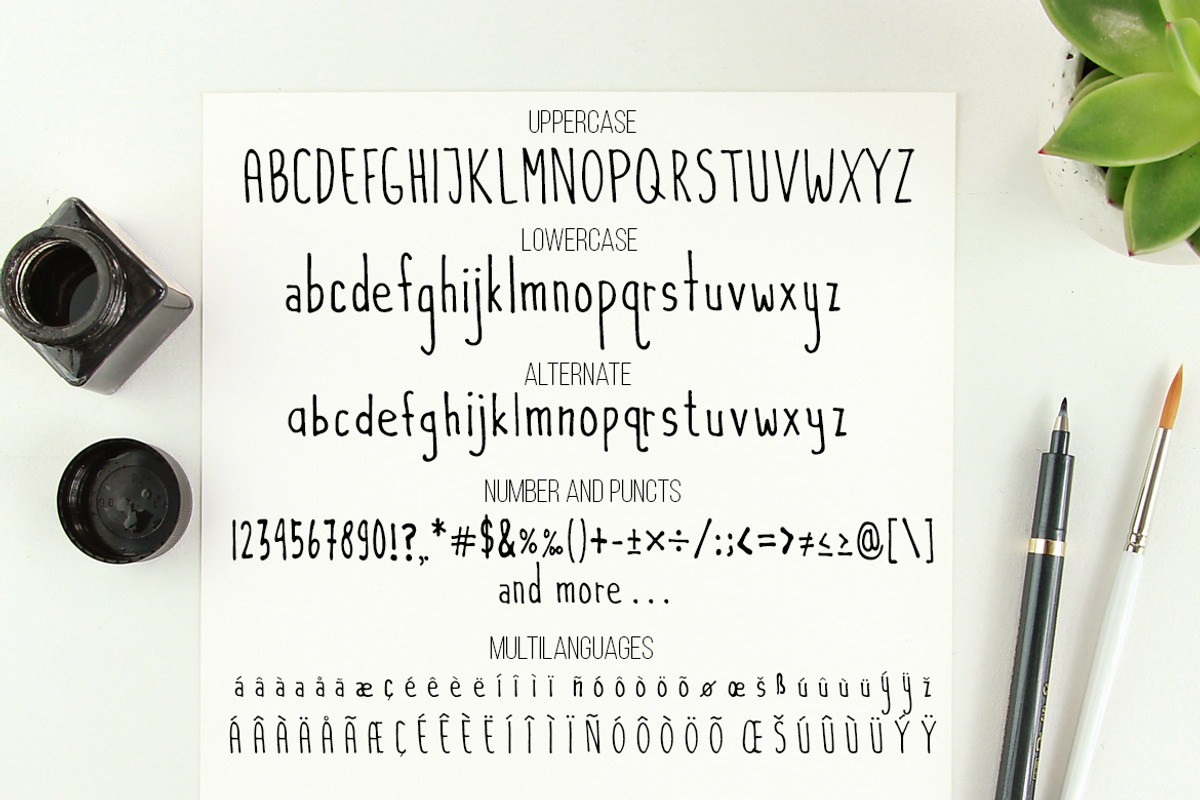 Flamingos - A Condesed Font, a Sans Serif Font by Wellscript Studio (Photo 8 of 8)