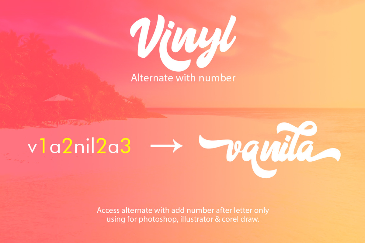 Vinyl Script preview 5