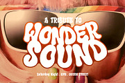 Wetnessday - Groovy Type, a Sans Serif Font by ikiiko (Thumbnail 5 of 7)