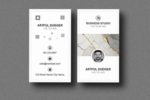 Business Card Design Layout, a Business Card Template by MightyDesign