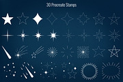 Stars and Sparkles Brushes, a Brush Add-On by SmuffizStudio (Thumbnail 2 of 4)