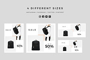 Fashion Social Banner Pack, a Social Media Template by MinimalStudioCo (Thumbnail 5 of 6)